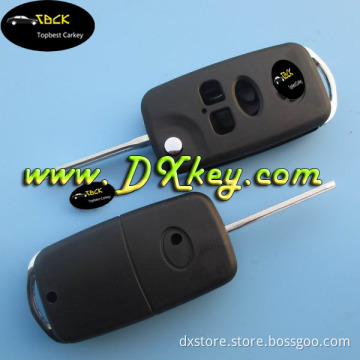 Best price 3 buttons modified flip key shell for toyota corolla car key
